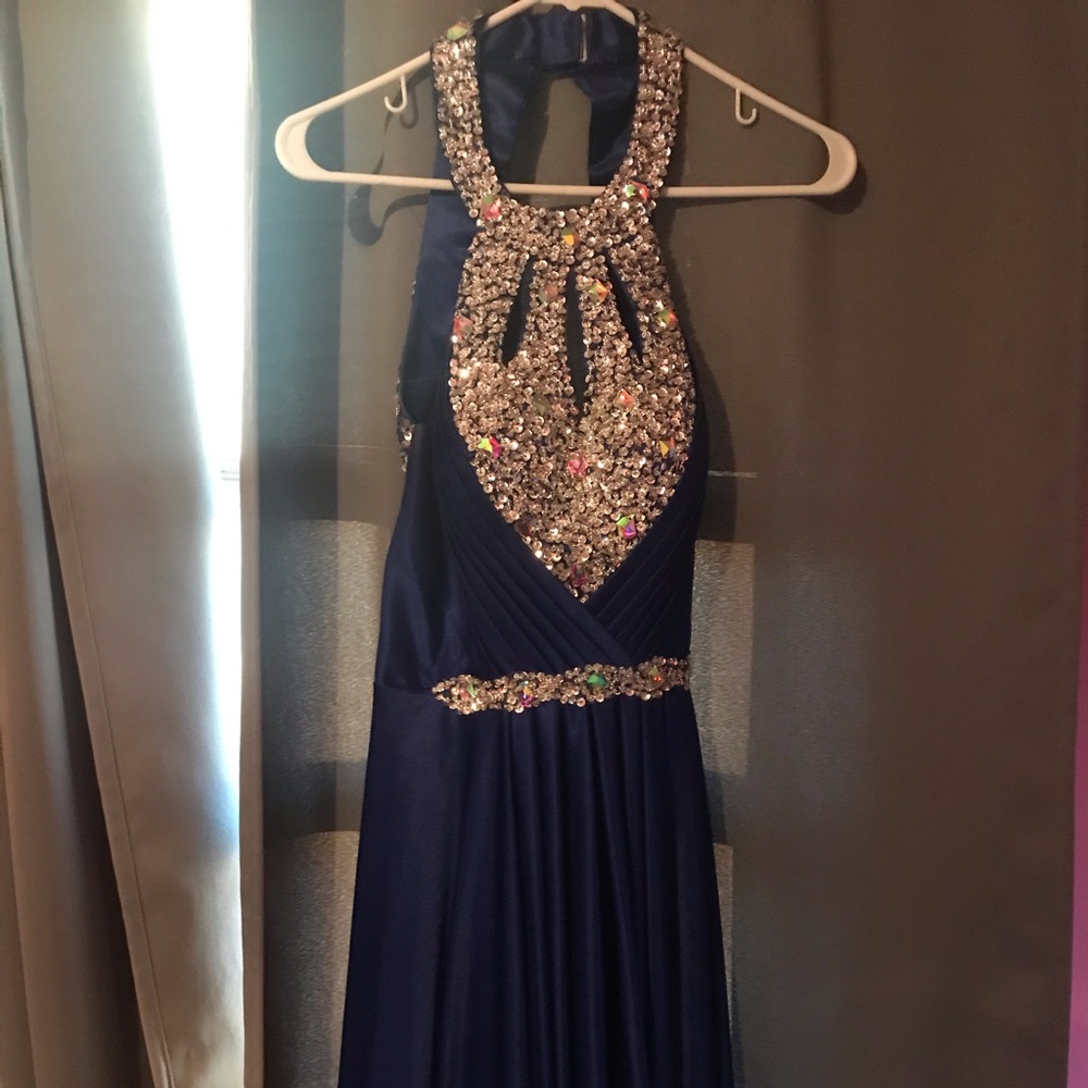Navy blue with lots of bling